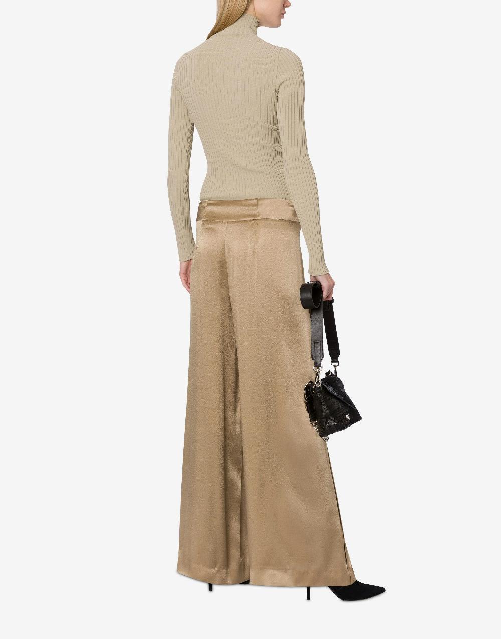 Alberta Ferretti Maglia a collo alto in viscosa stretch Novità