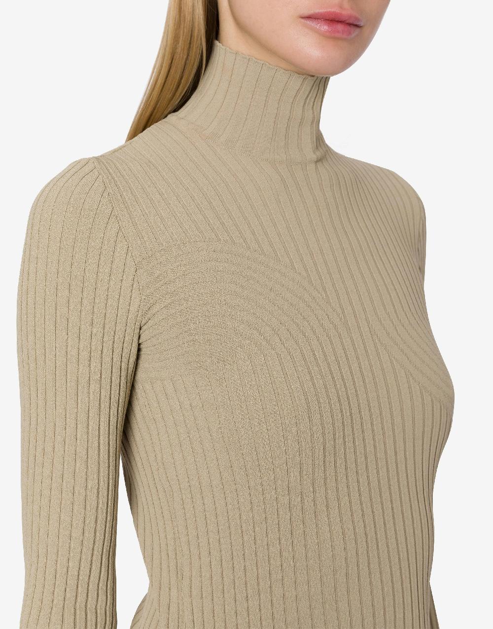 Alberta Ferretti Maglia a collo alto in viscosa stretch Novità