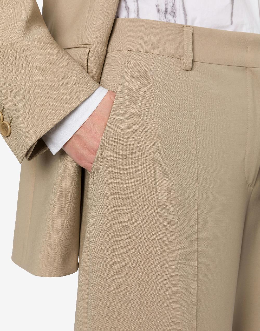 Alberta Ferretti Pantalone in tela di lana stretch Online