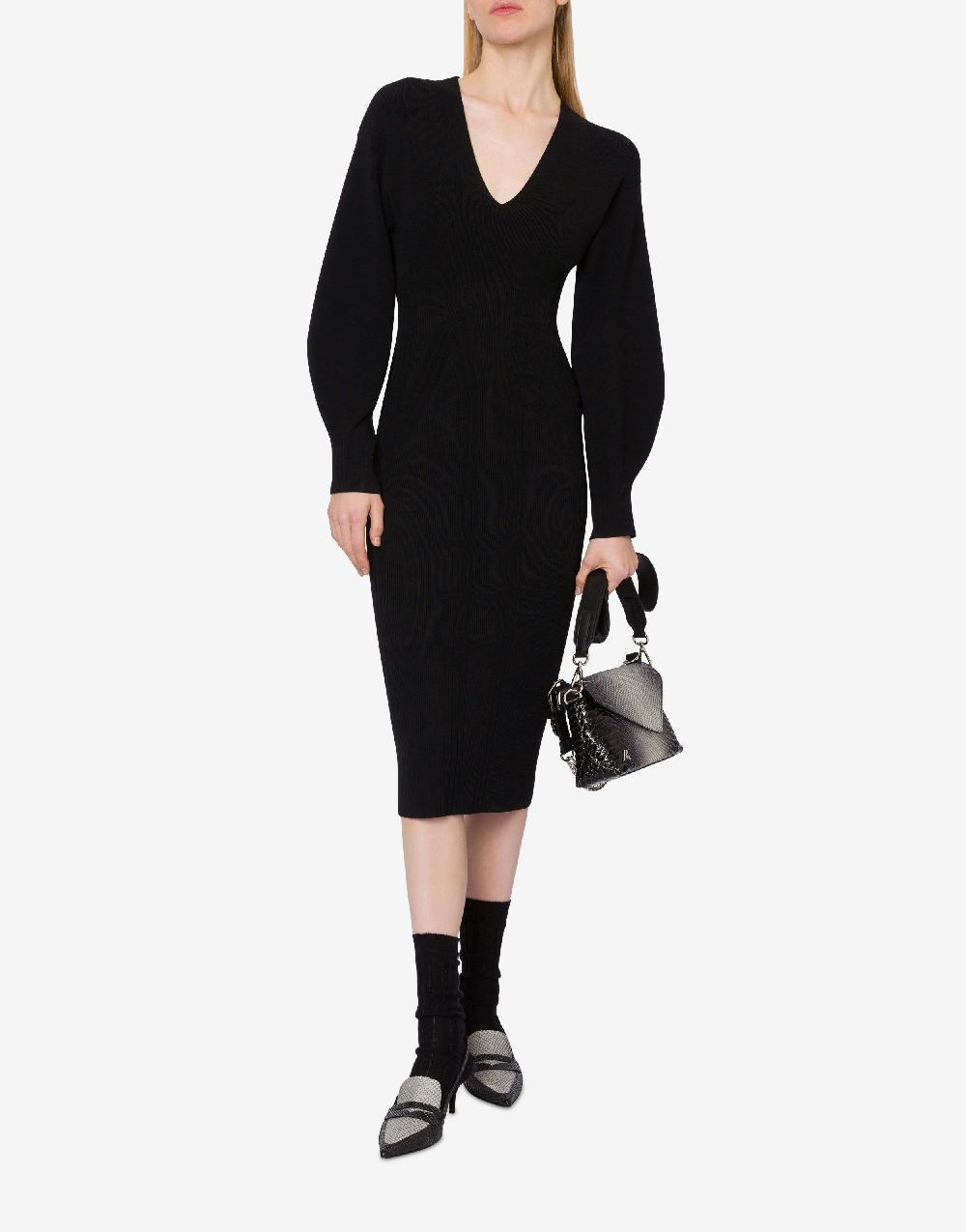 Alberta Ferretti Abito in maglia stretch Outlet