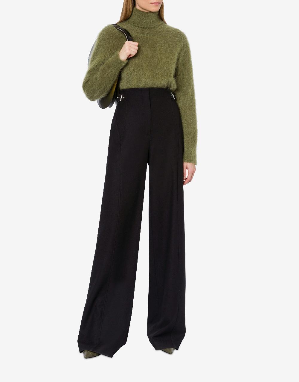 Alberta Ferretti Pantalone in flanella stretch Saldi