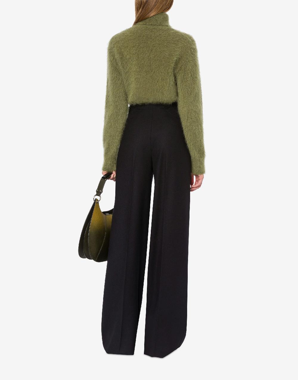 Alberta Ferretti Pantalone in flanella stretch Saldi