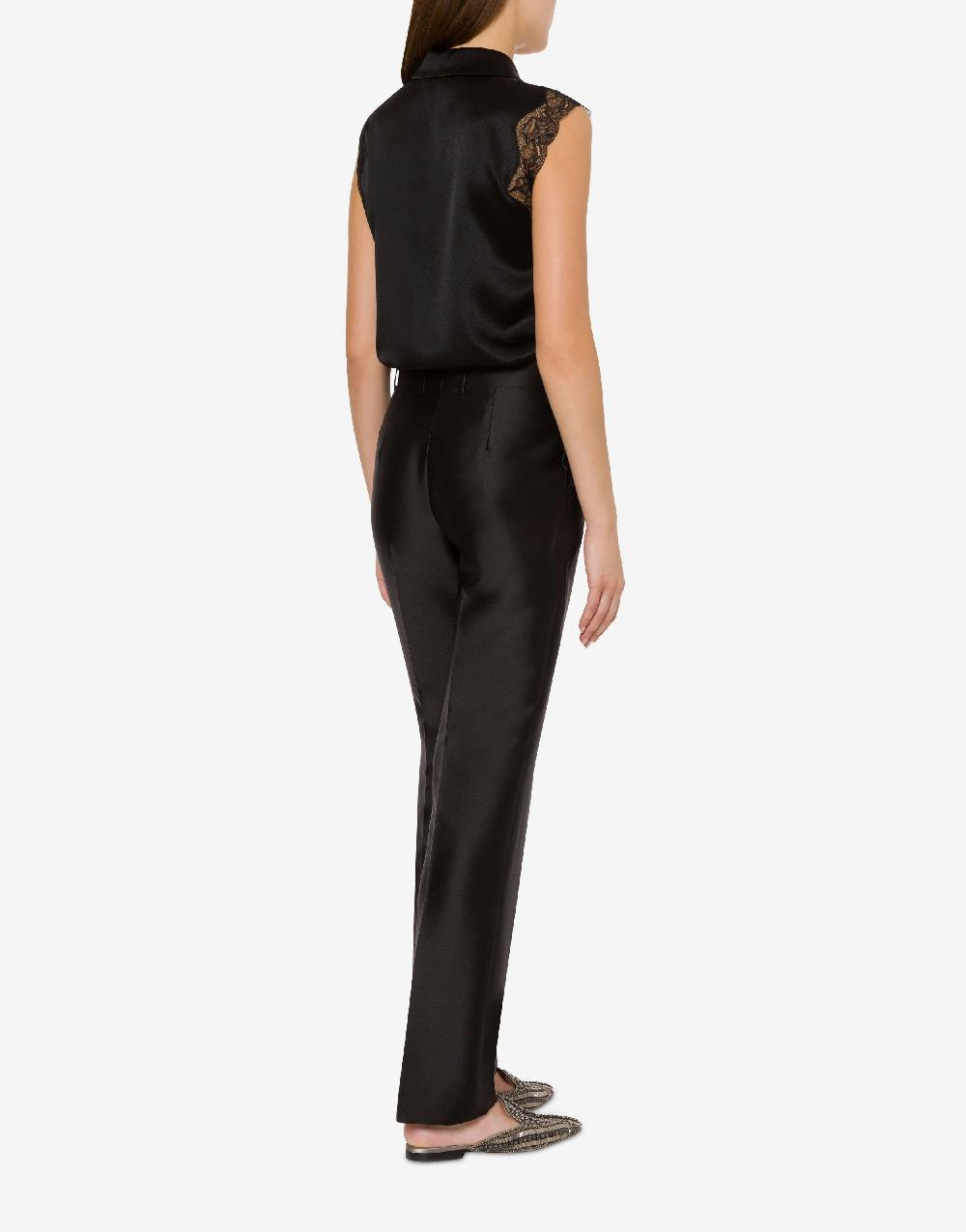 Alberta Ferretti Pantalone in mikado Saldi Di Fabbrica