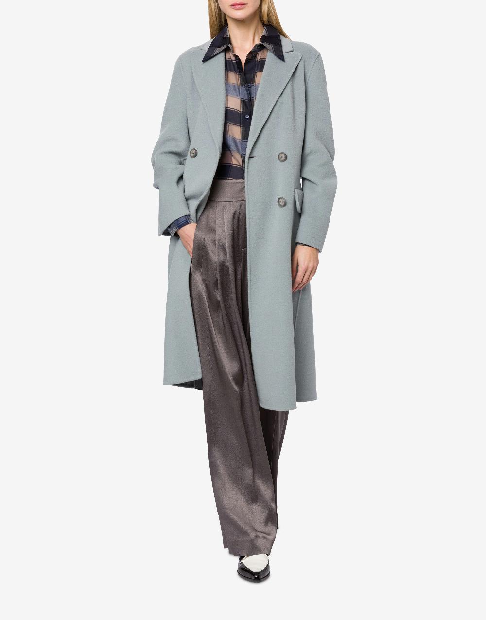 Alberta Ferretti Cappotto doppiopetto in panno double I Più Venduti