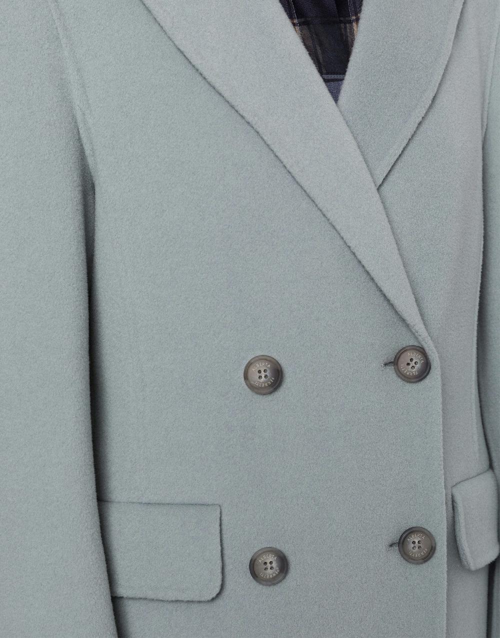 Alberta Ferretti Cappotto doppiopetto in panno double I Più Venduti