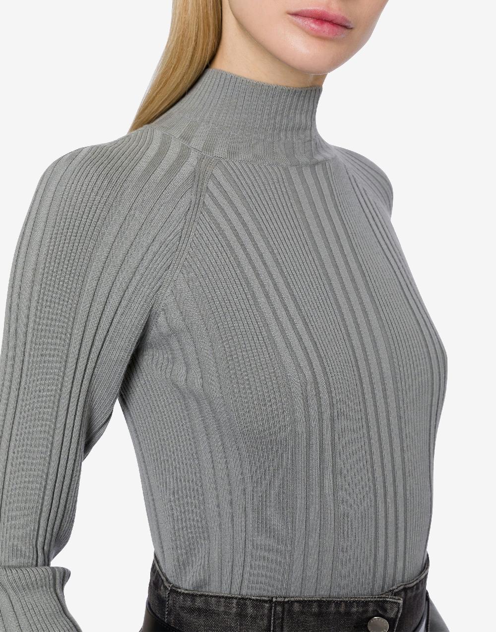 Alberta Ferretti Maglia a coste in lana In Saldo