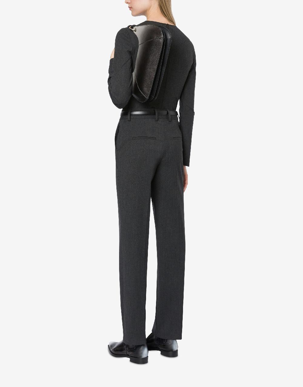 Alberta Ferretti Pantalone in twill di lana stretch Moda