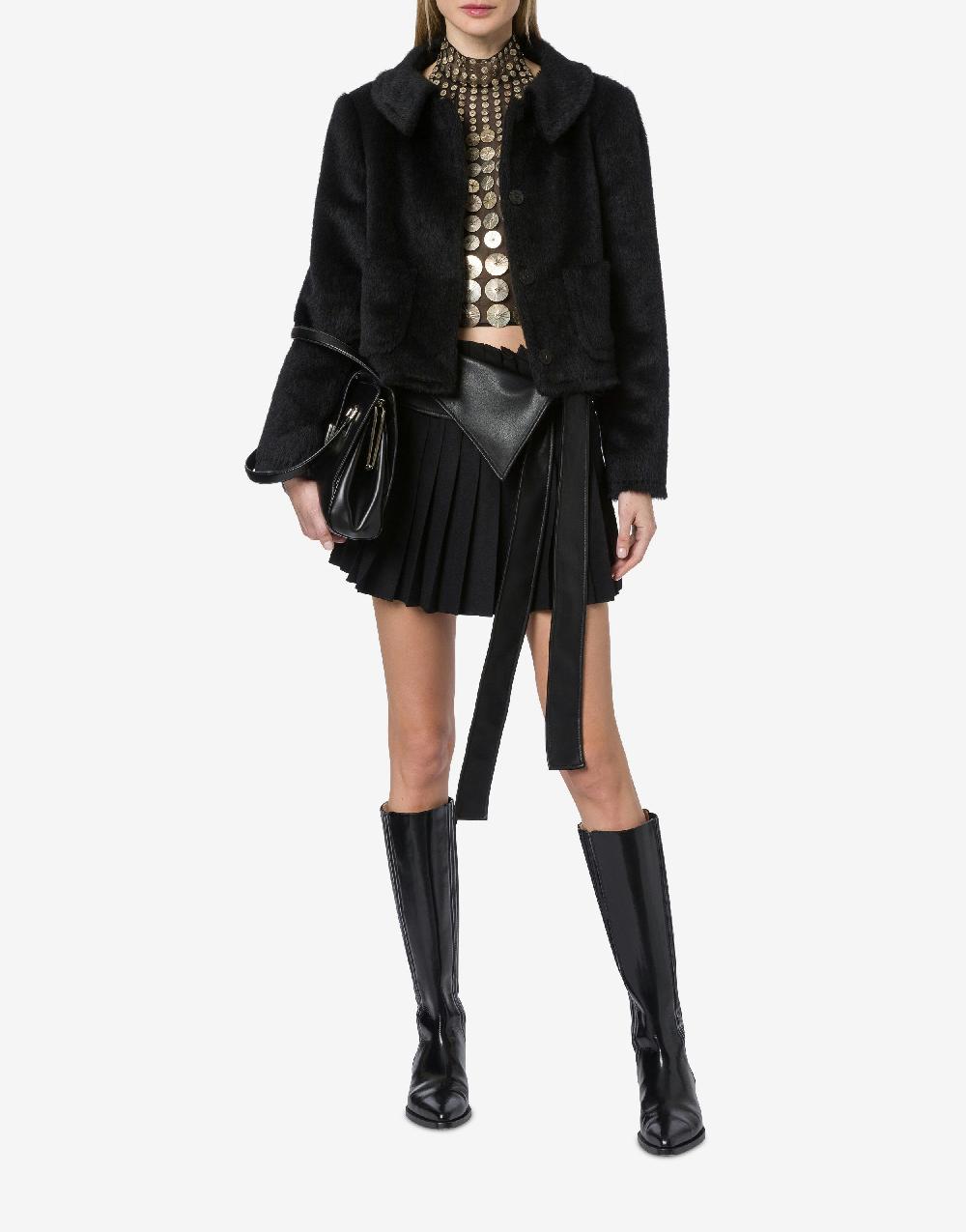 Alberta Ferretti Giacca corta in alpaca Qualità
