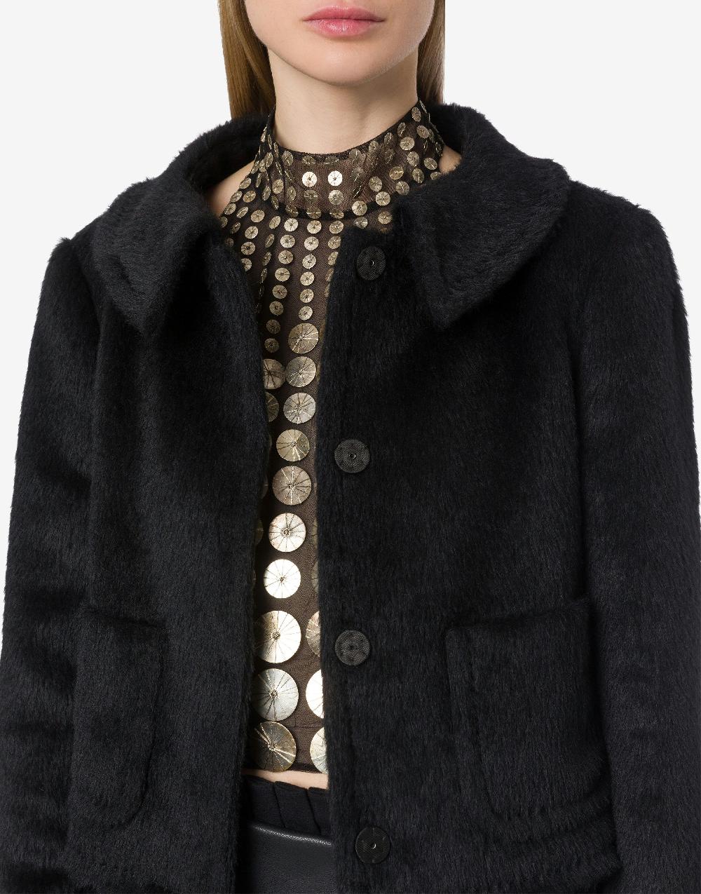 Alberta Ferretti Giacca corta in alpaca Qualità