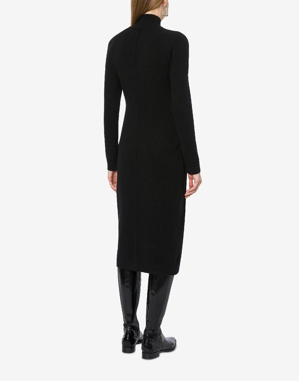 Alberta Ferretti Abito longuette in lana e cashmere Spedizione Gratuita