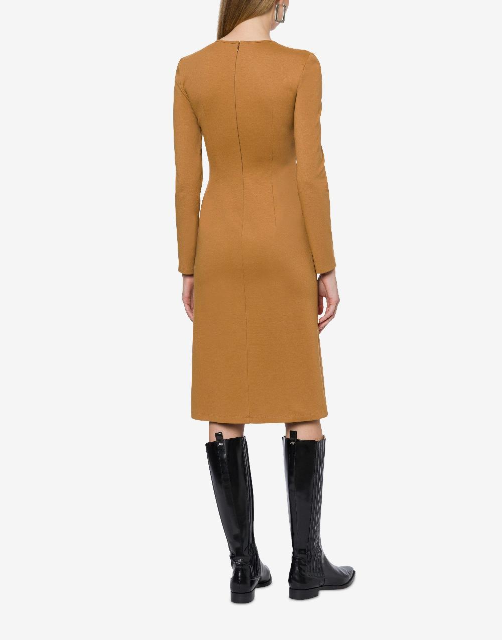 Alberta Ferretti Abito midi in jersey punto Milano Consegna Veloce