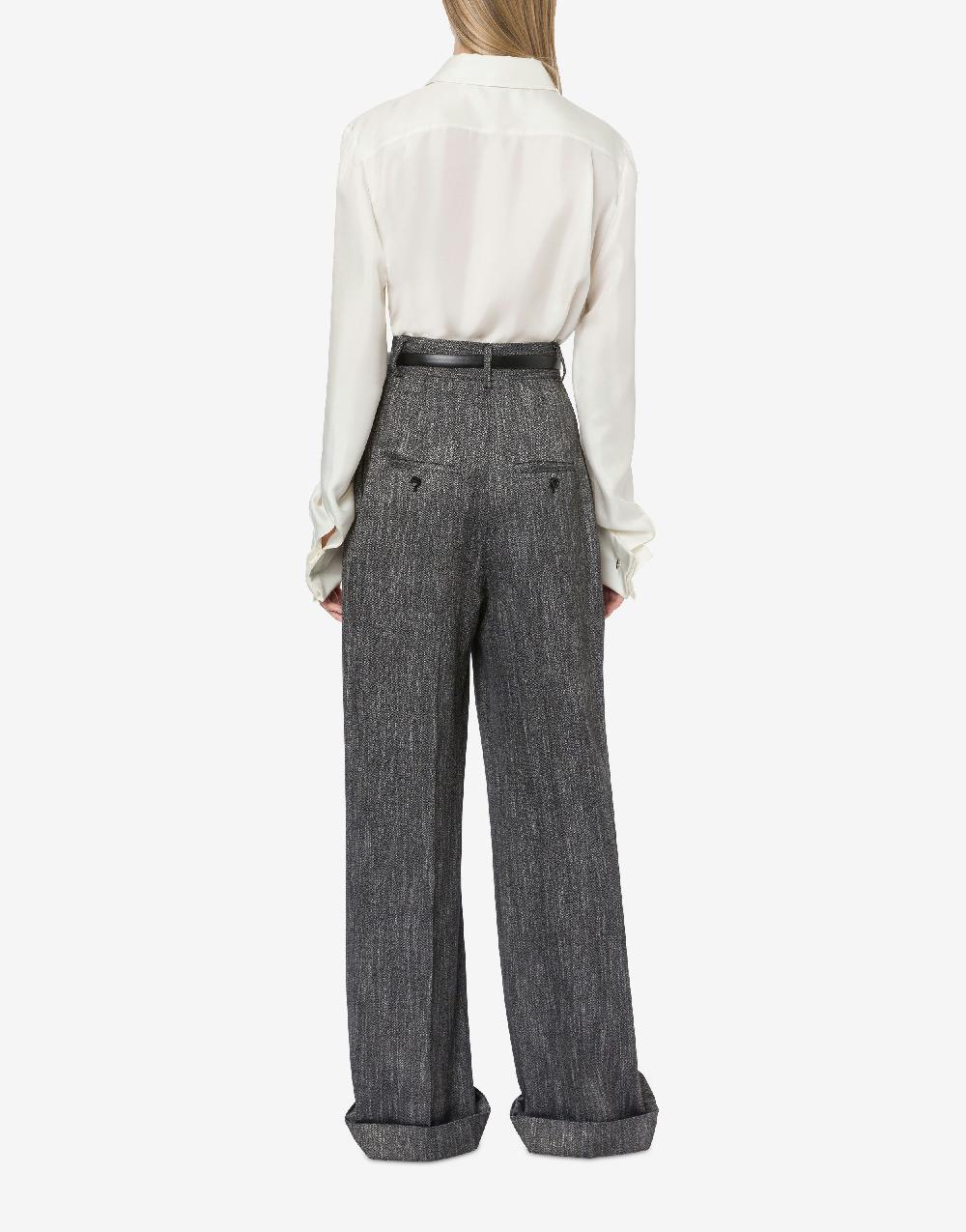 Alberta Ferretti Camicia in twill di seta con bottoni gioiello Fino Al -60%