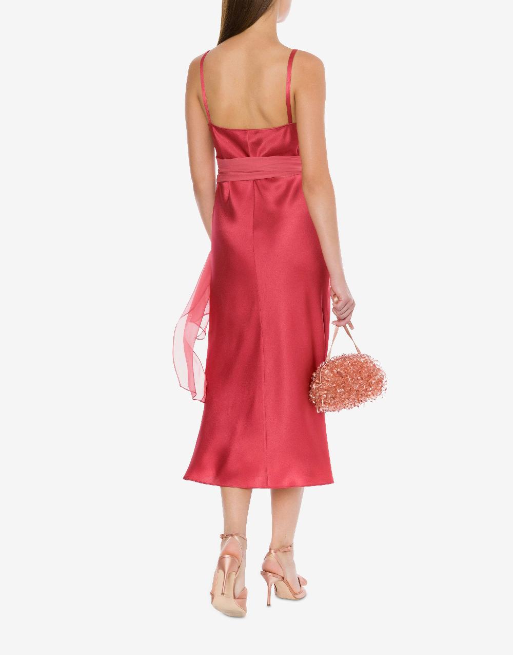 Alberta Ferretti Abito longuette in raso Convenienza