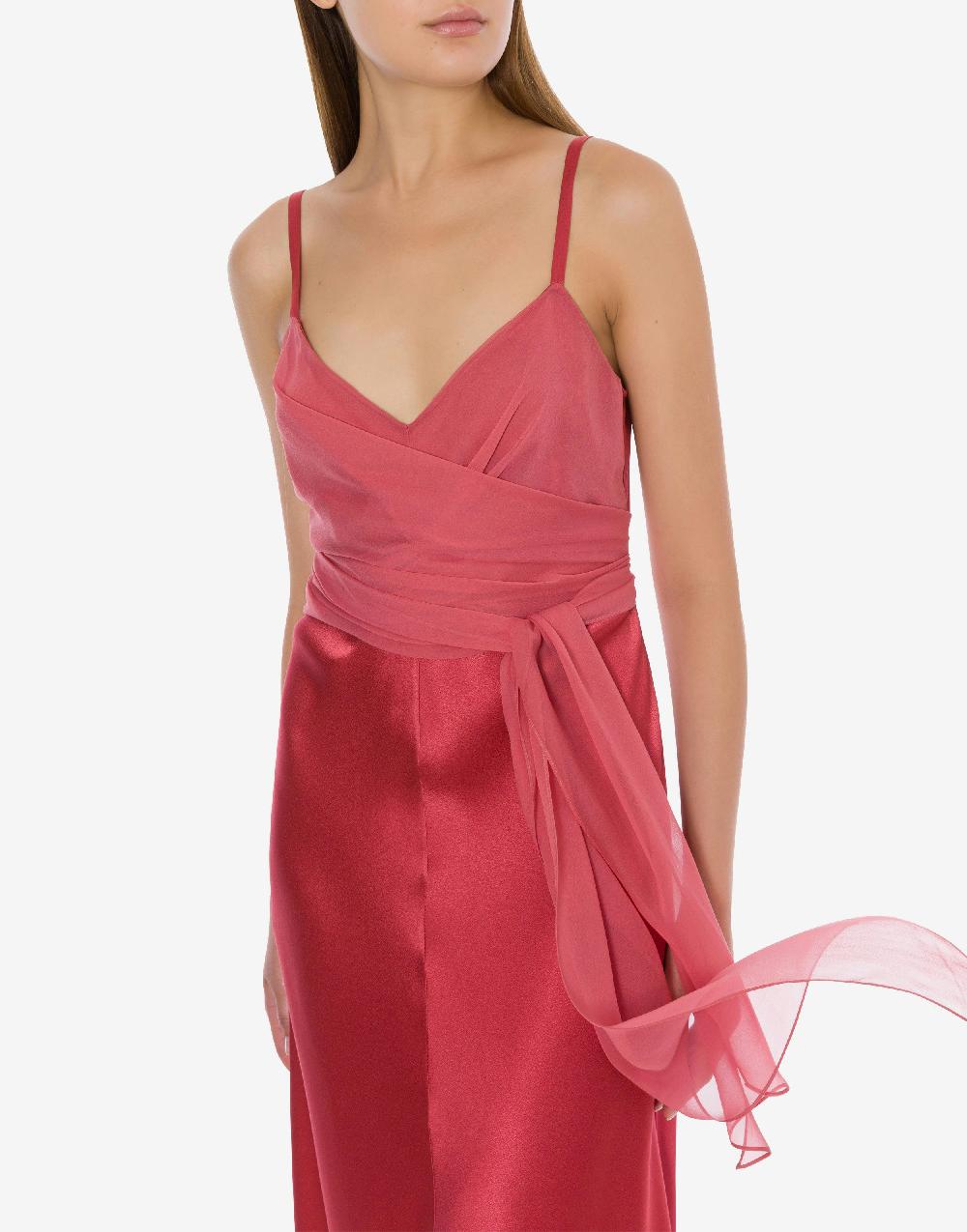 Alberta Ferretti Abito longuette in raso Convenienza