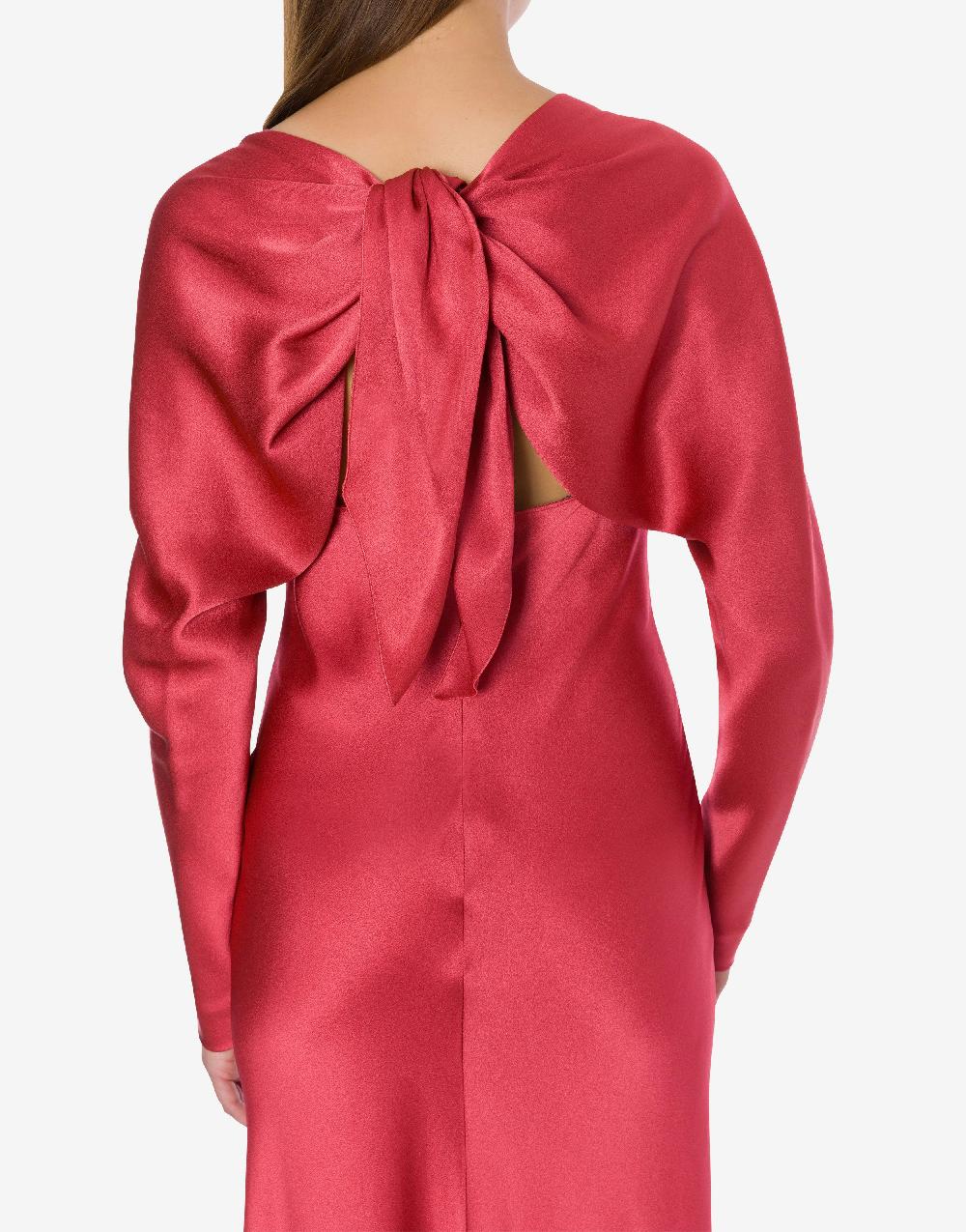 Alberta Ferretti Abito lungo in raso Cocktail Novità