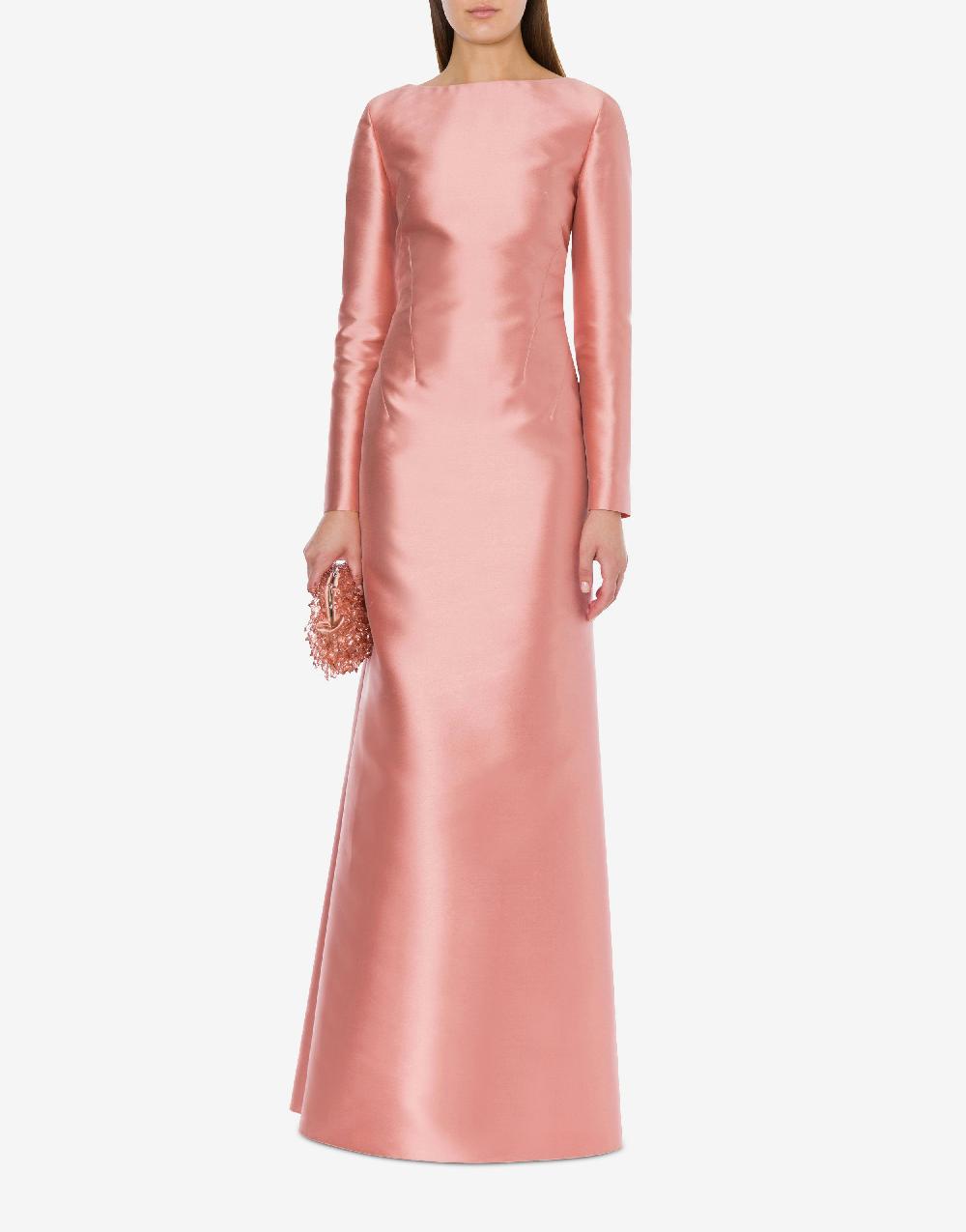 Alberta Ferretti Abito lungo in mikado Cocktail Presa