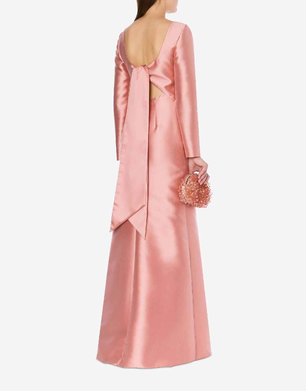 Alberta Ferretti Abito lungo in mikado Cocktail Presa