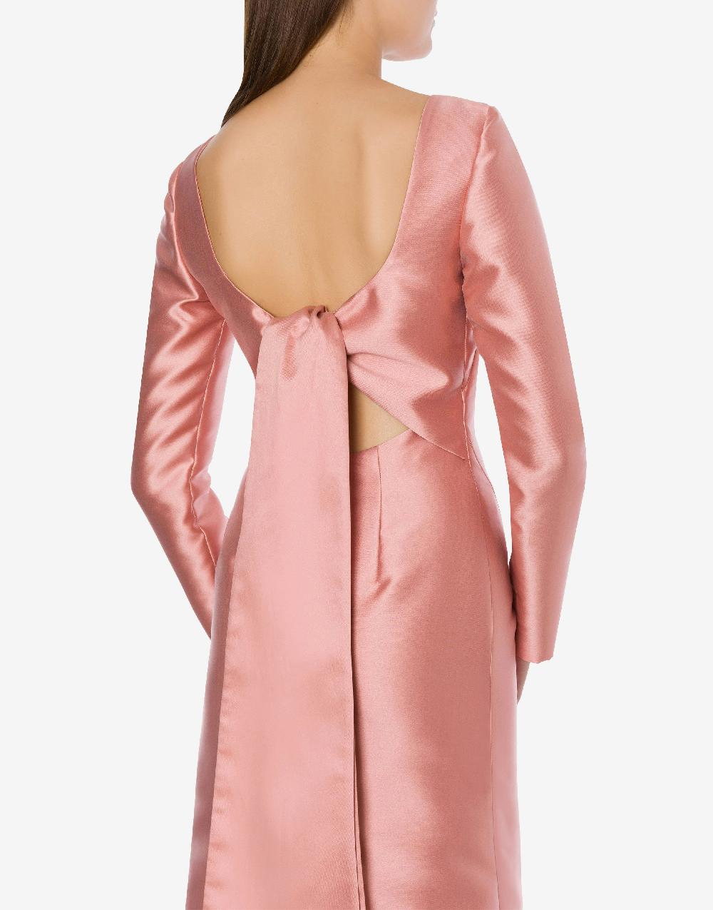 Alberta Ferretti Abito lungo in mikado Cocktail Presa