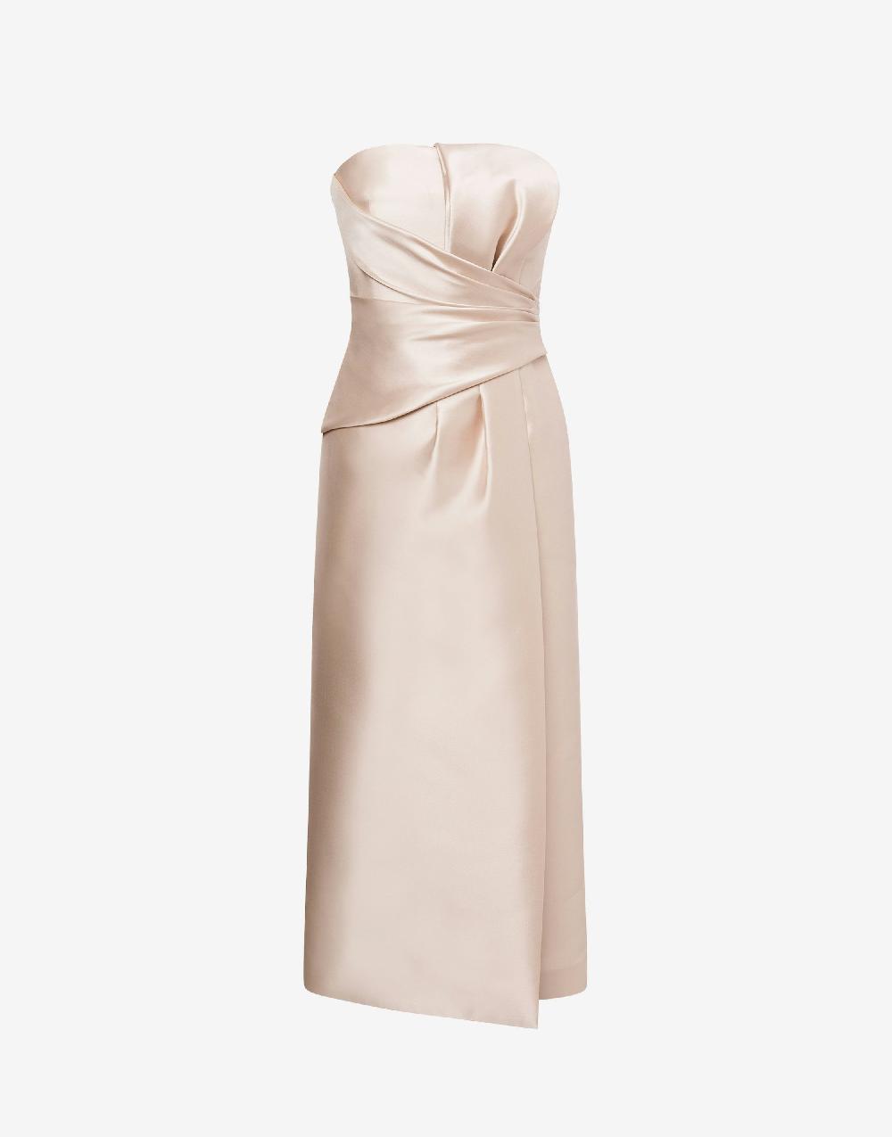 Alberta Ferretti Abito longuette in mikado Cocktail