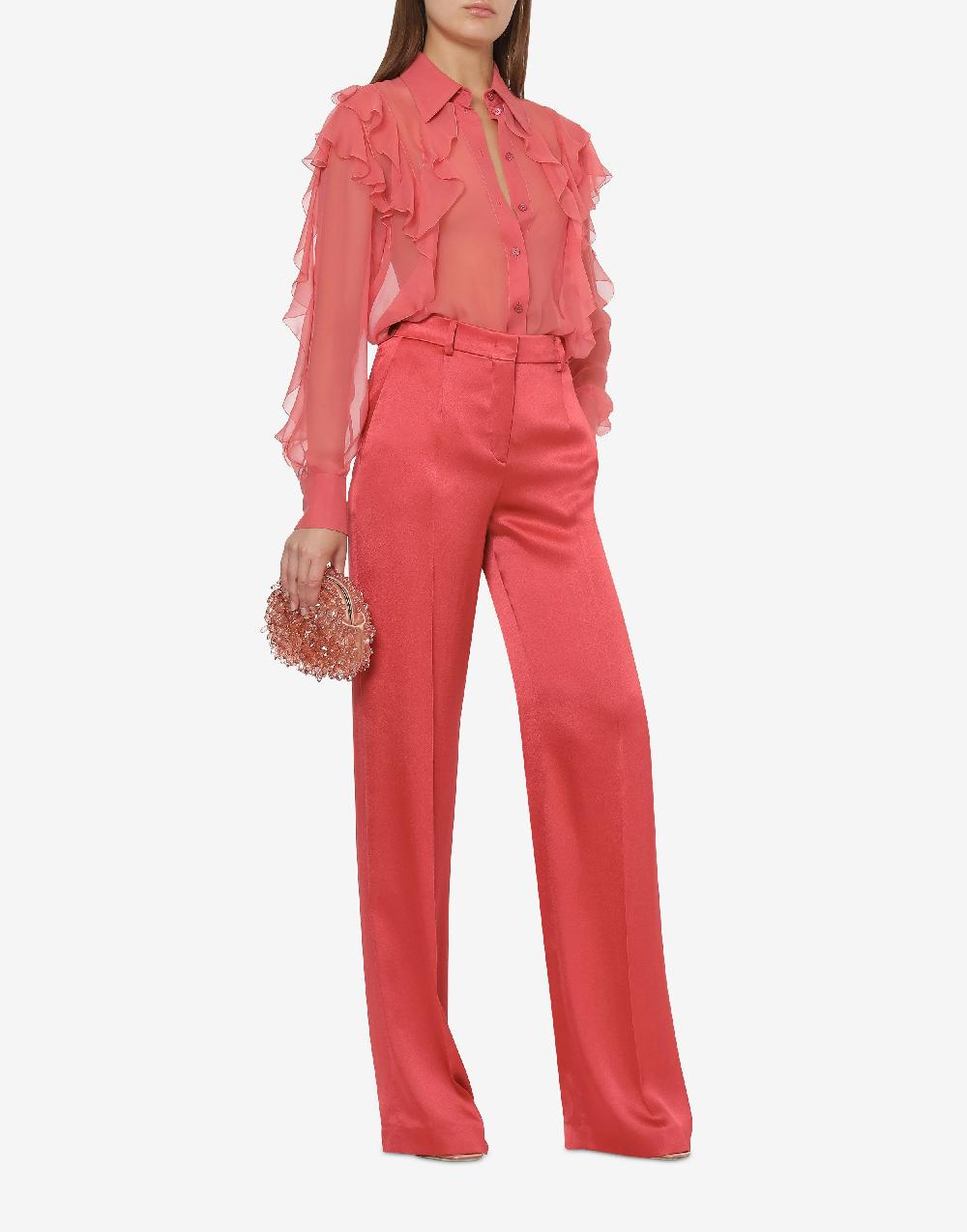 Alberta Ferretti Pantalone in raso Cocktail Economico