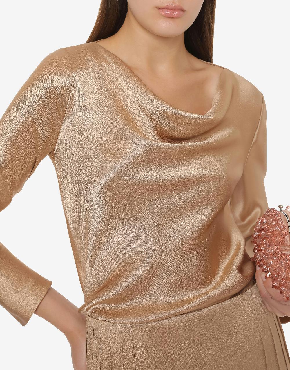 Alberta Ferretti Blusa in raso Cocktail Online