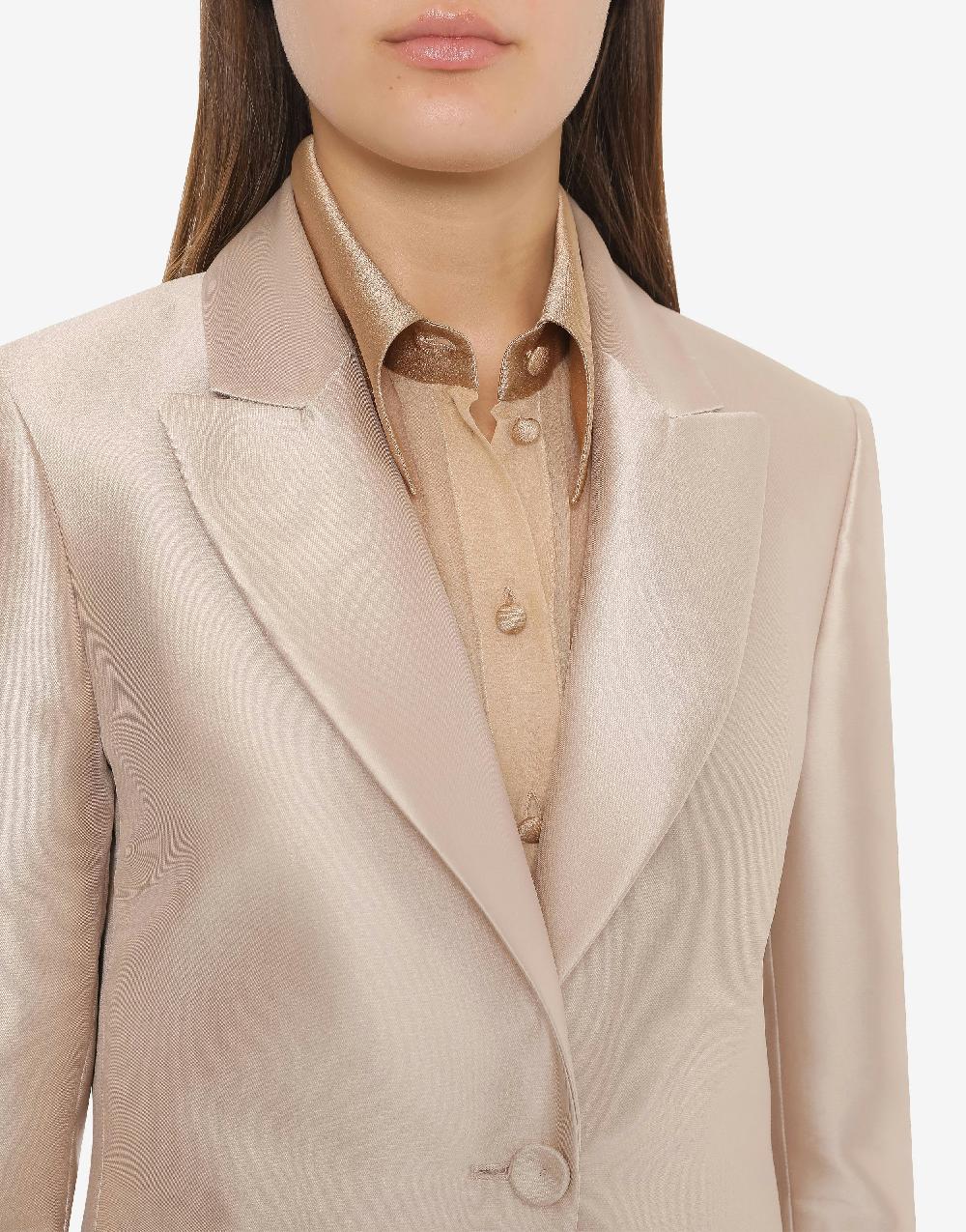 Alberta Ferretti Giacca in mikado Cocktail In Vendita