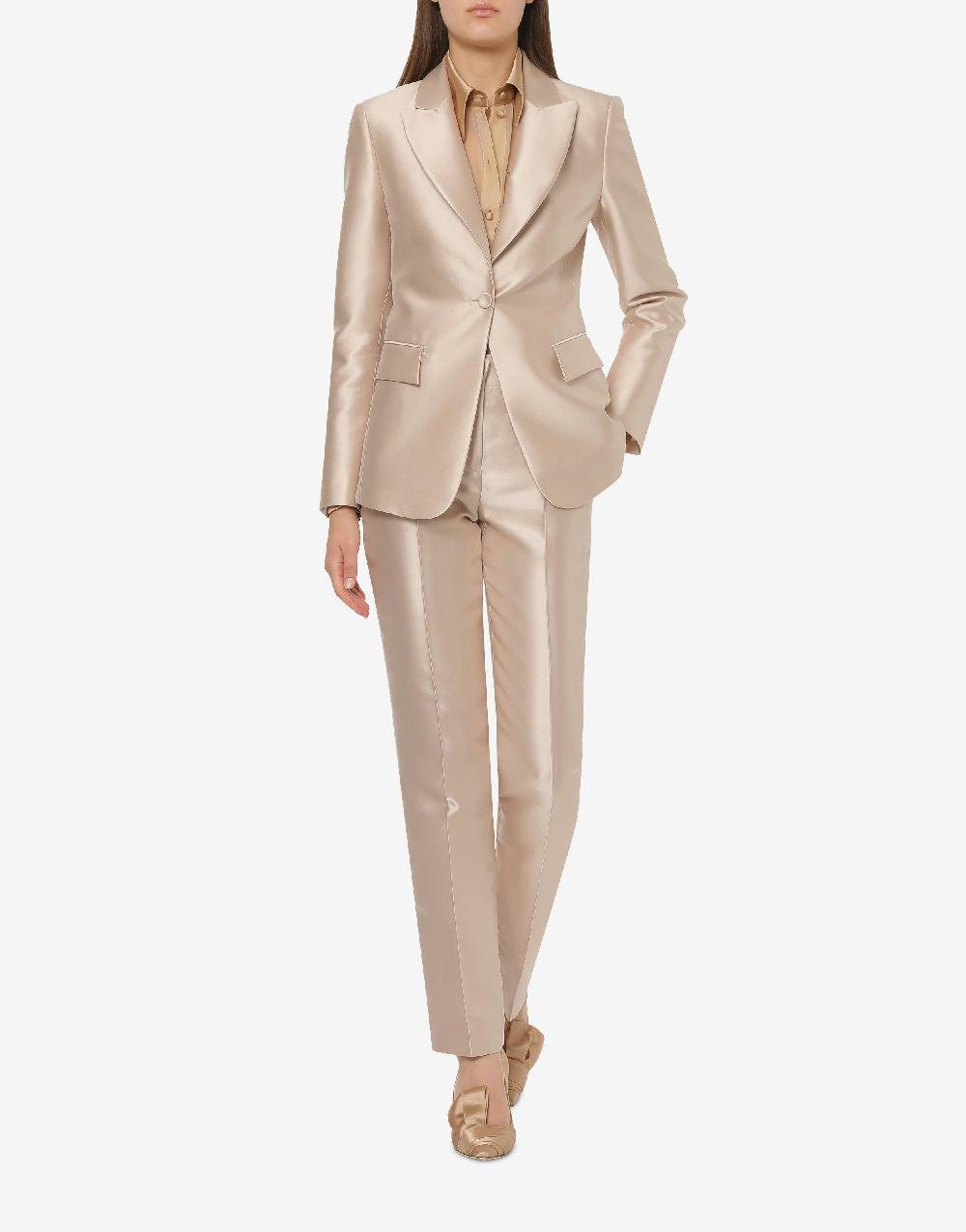 Alberta Ferretti Pantalone in mikado Cocktail Saldi