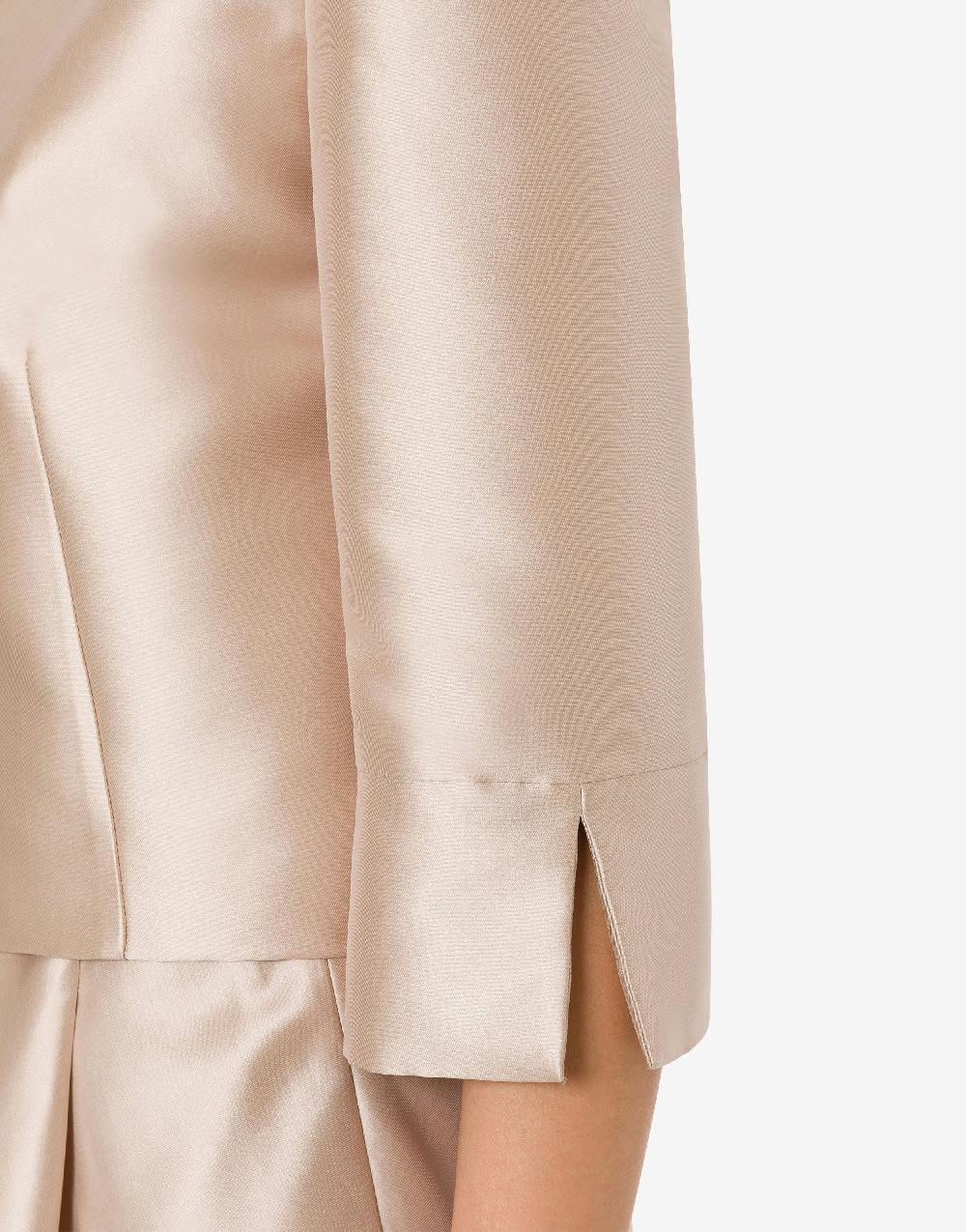 Alberta Ferretti Giacca corta in mikado Offerte