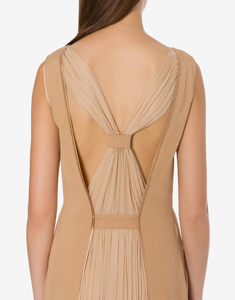 Alberta Ferretti Abito lungo in enver satin Vendita Calda