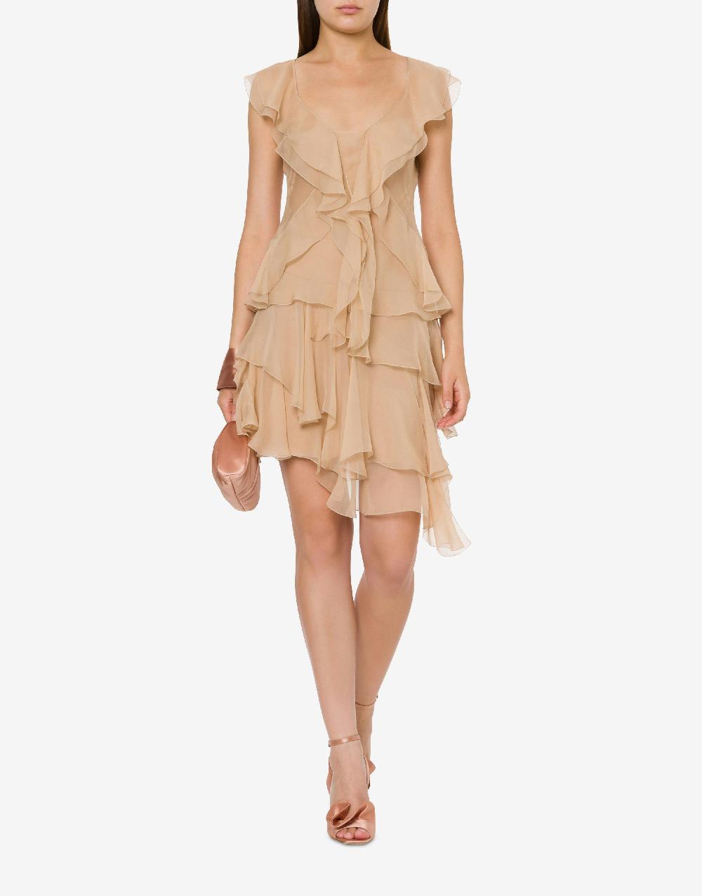 Alberta Ferretti Top in chiffon organico Saldi Di Fabbrica