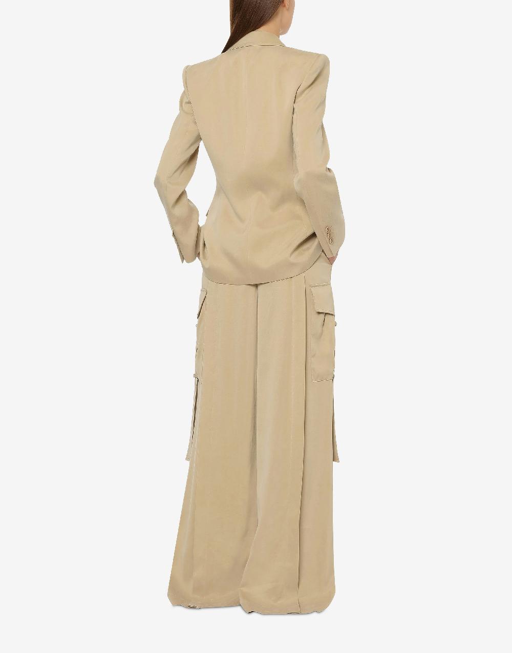 Alberta Ferretti Pantalone oversize in tela lavata I Più Venduti