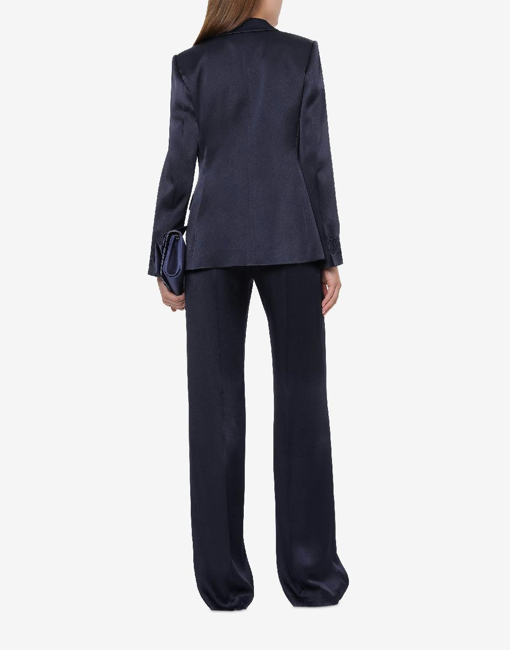 Alberta Ferretti Pantalone in raso Cocktail In Saldo