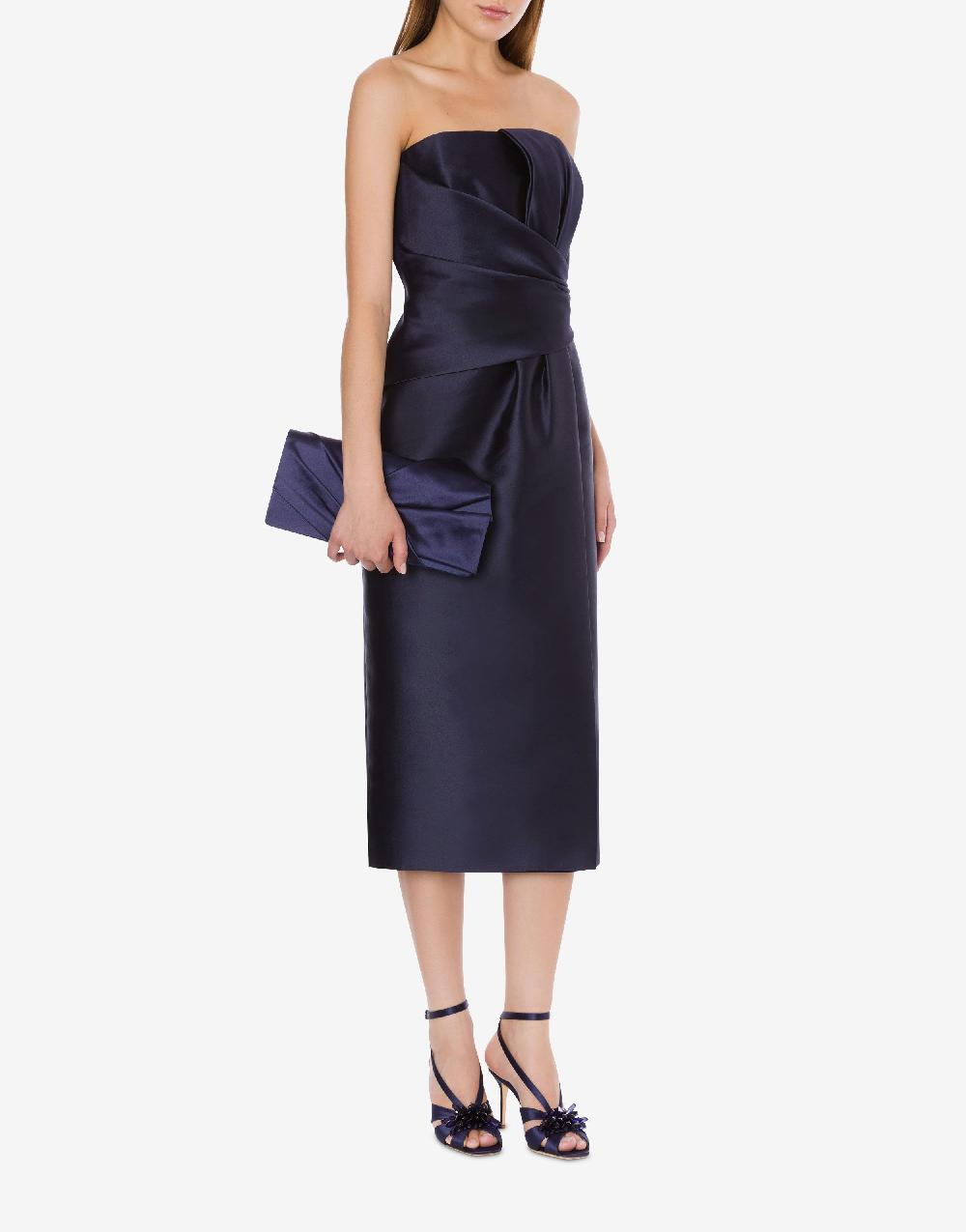Alberta Ferretti Abito longuette in mikado Cocktail Moda