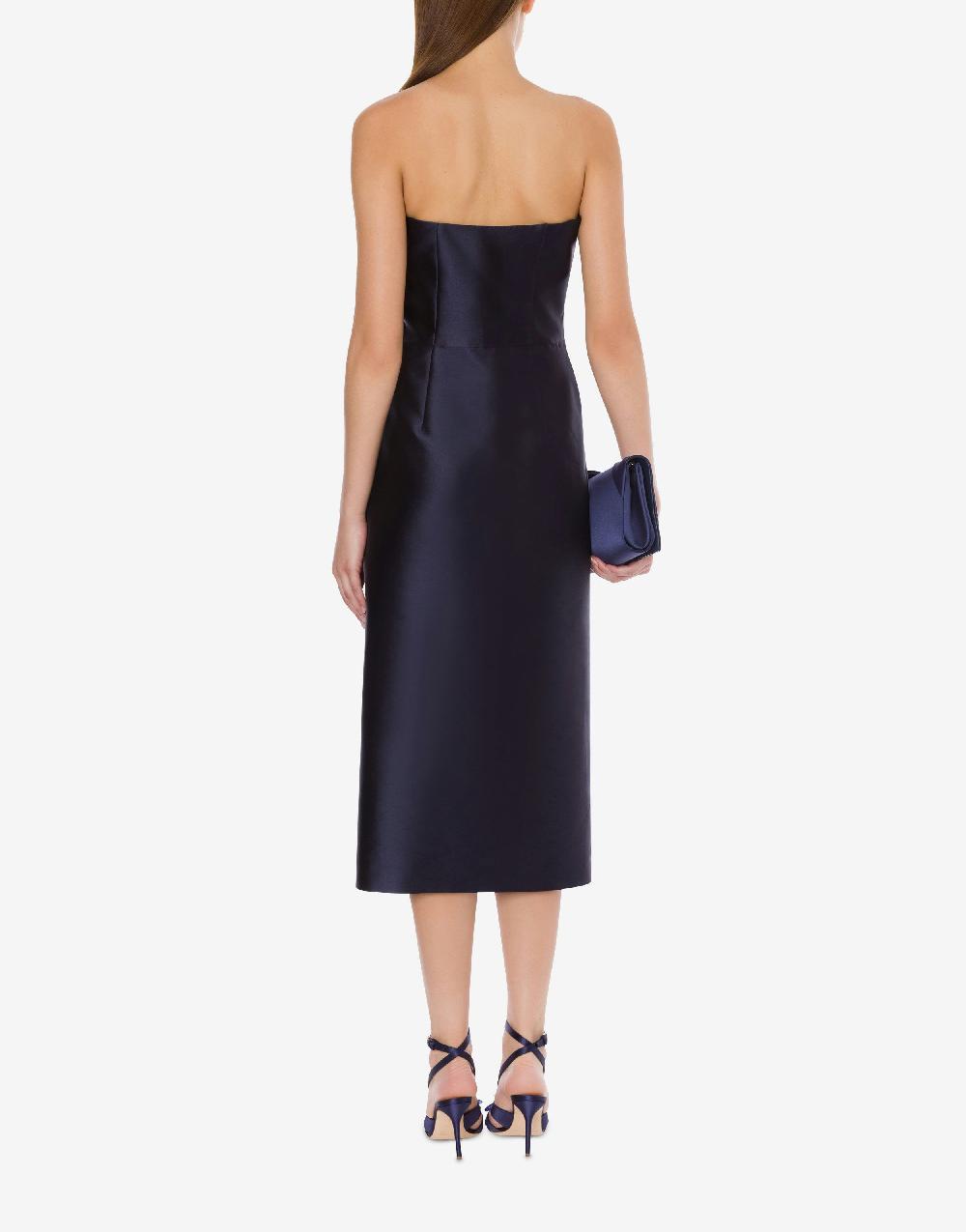 Alberta Ferretti Abito longuette in mikado Cocktail Moda