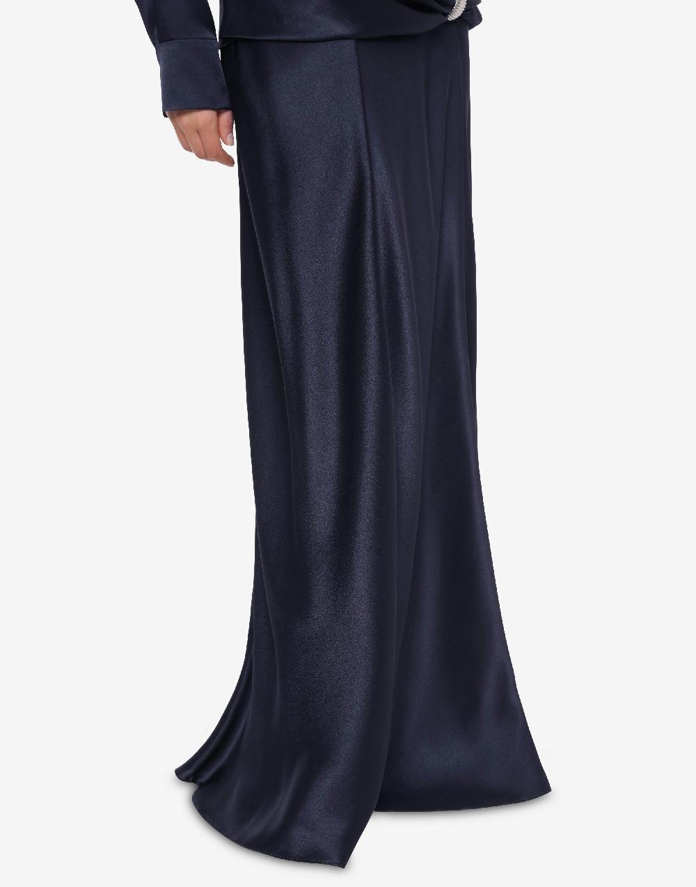 Alberta Ferretti Gonna lunga in raso 2025