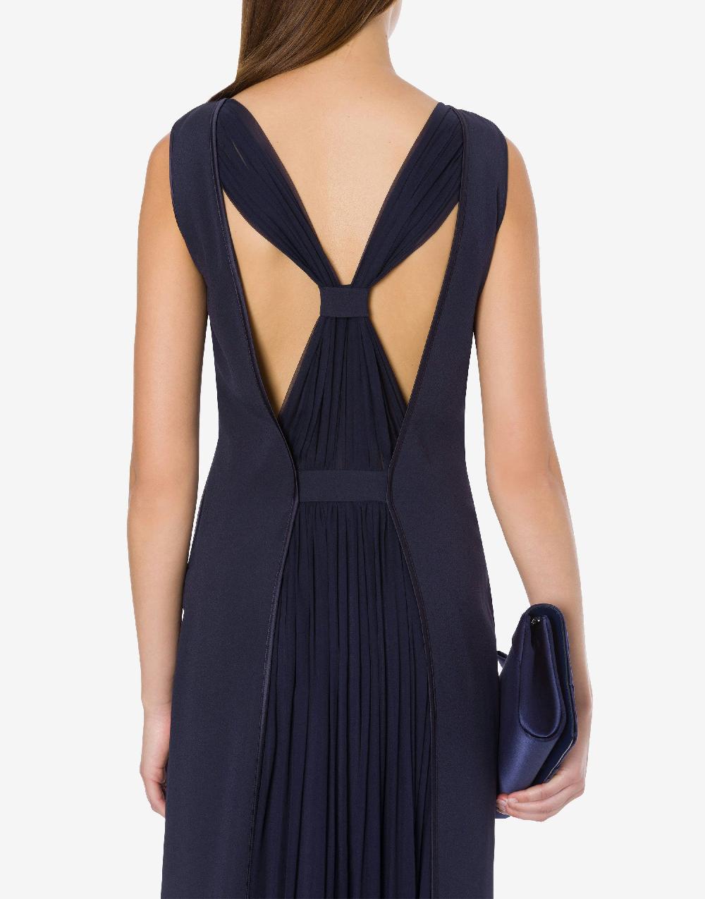 Alberta Ferretti Abito lungo in enver satin Italy