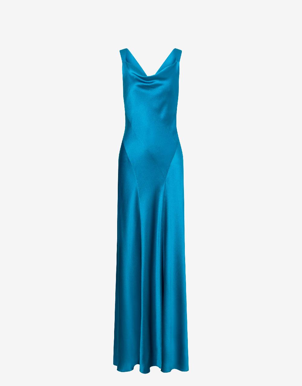 Alberta Ferretti Abito in raso con cut-out Cocktail