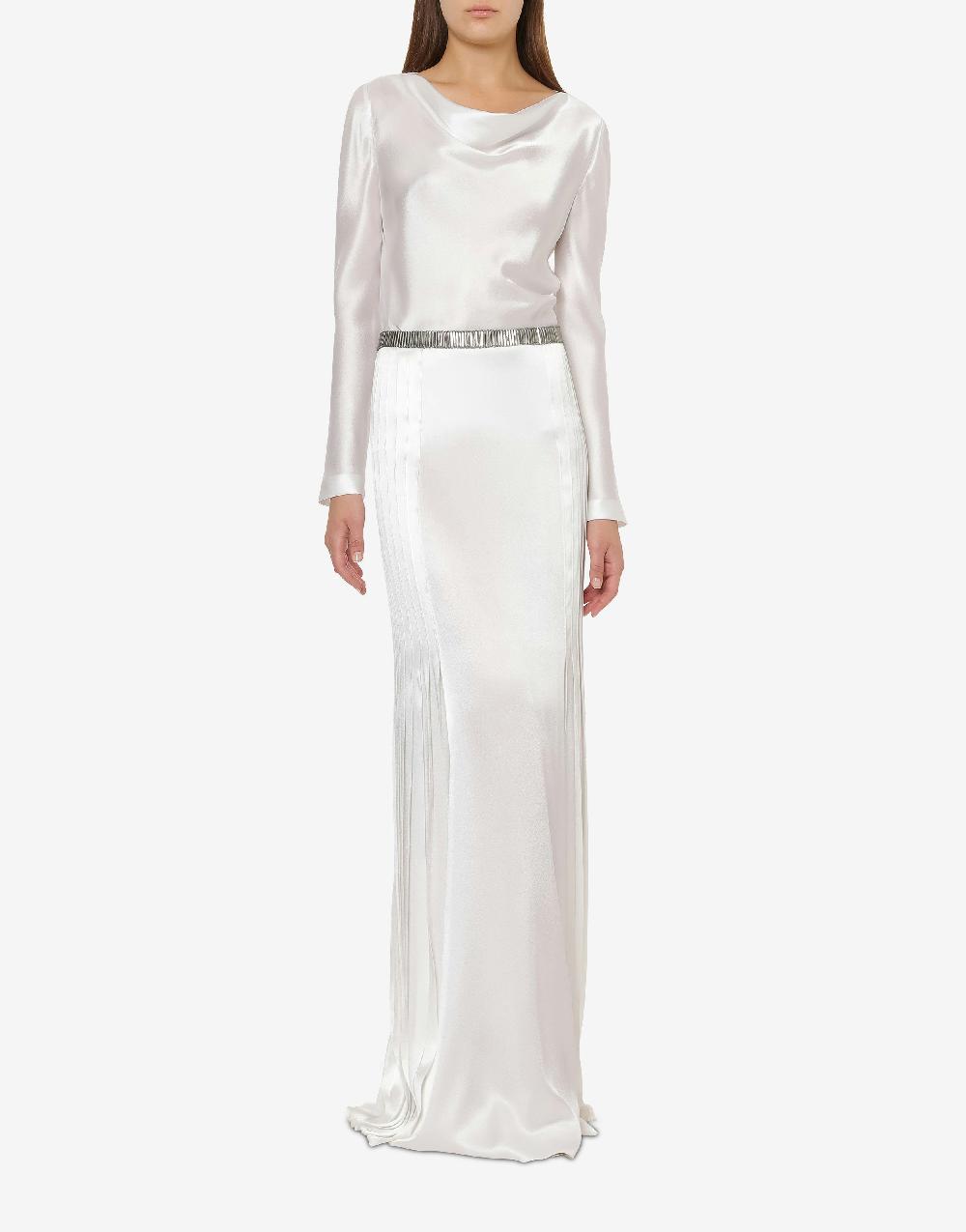 Alberta Ferretti Blusa in raso Cocktail Spedizione Gratuita