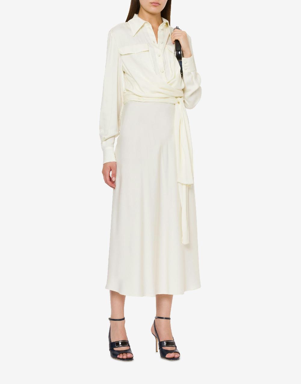 Alberta Ferretti Abito in misto viscosa fluido Qualità Garantita
