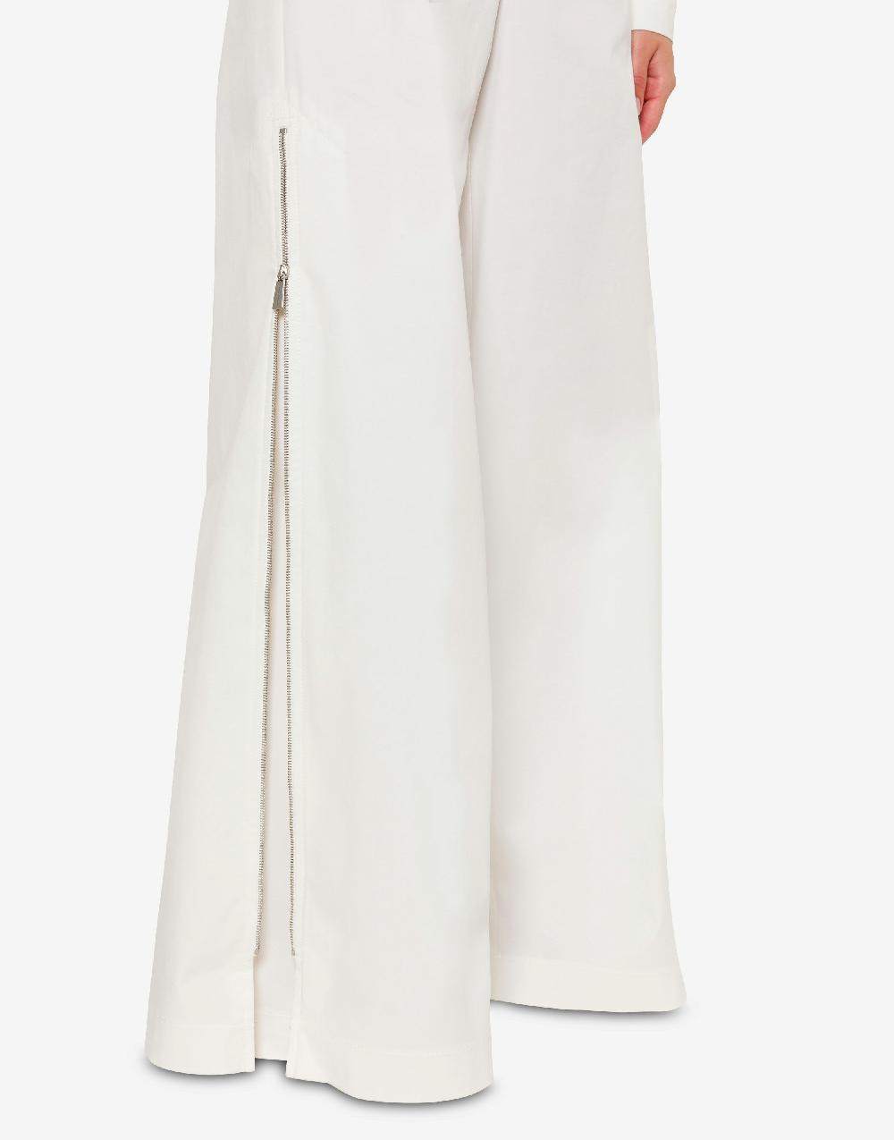 Alberta Ferretti Pantalone oversize in tela di cotone stretch Acquista Ora