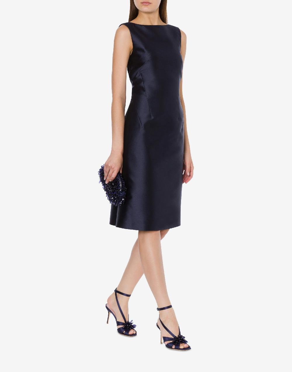 Alberta Ferretti Abito midi in mikado Cocktail Vendita Calda