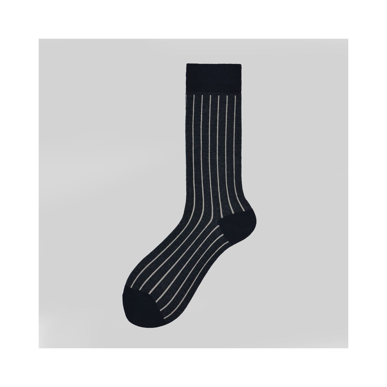 Alto Milano Calza corta in cotone a righe verticali N°045