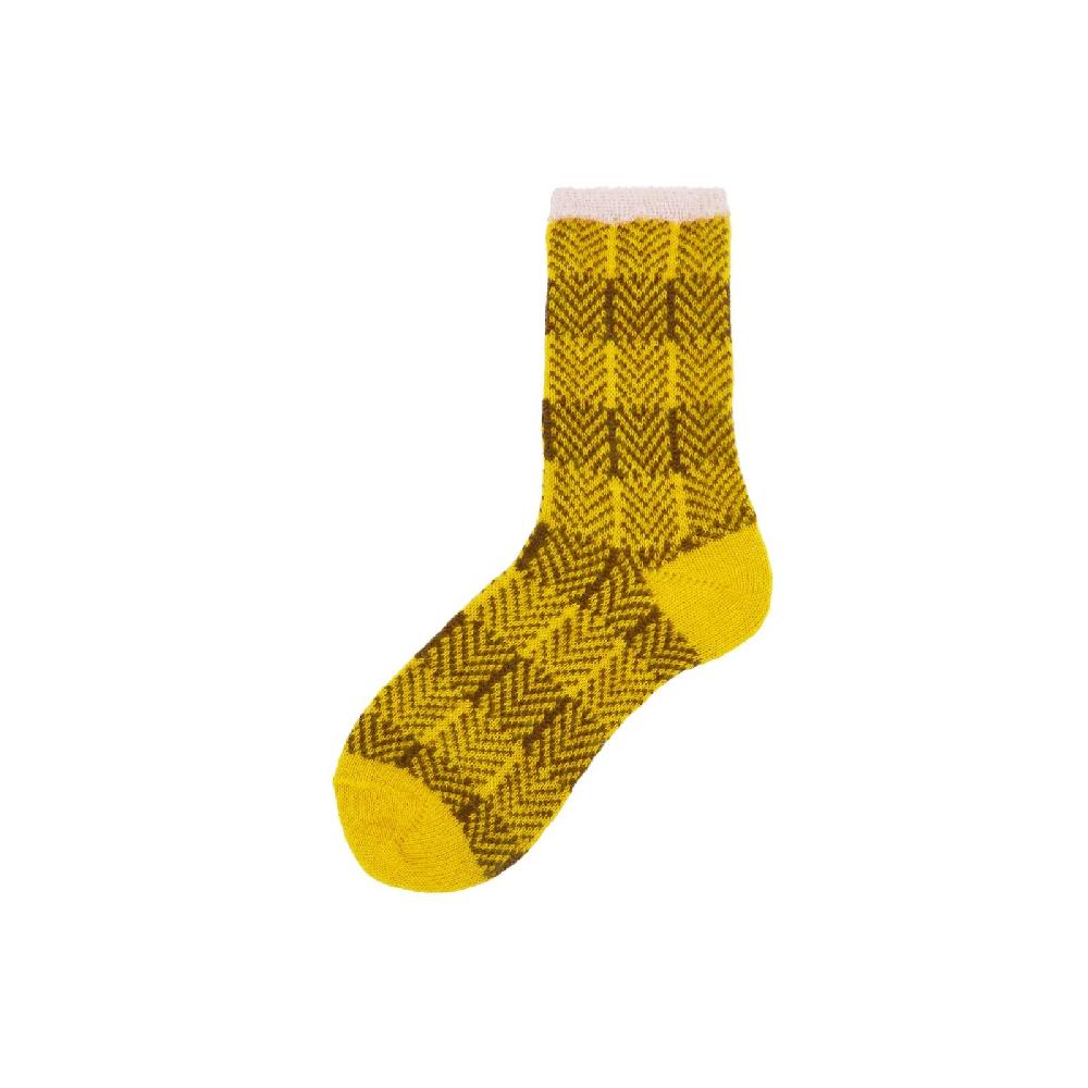 Alto Milano Calza corta in baby mohair a rigoni a lisca Olivia