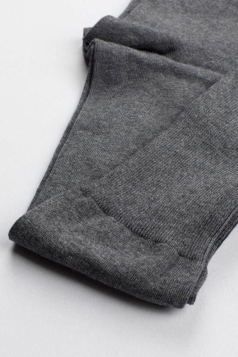 Angelico Calza antracite caldo cotone lunga In Linea