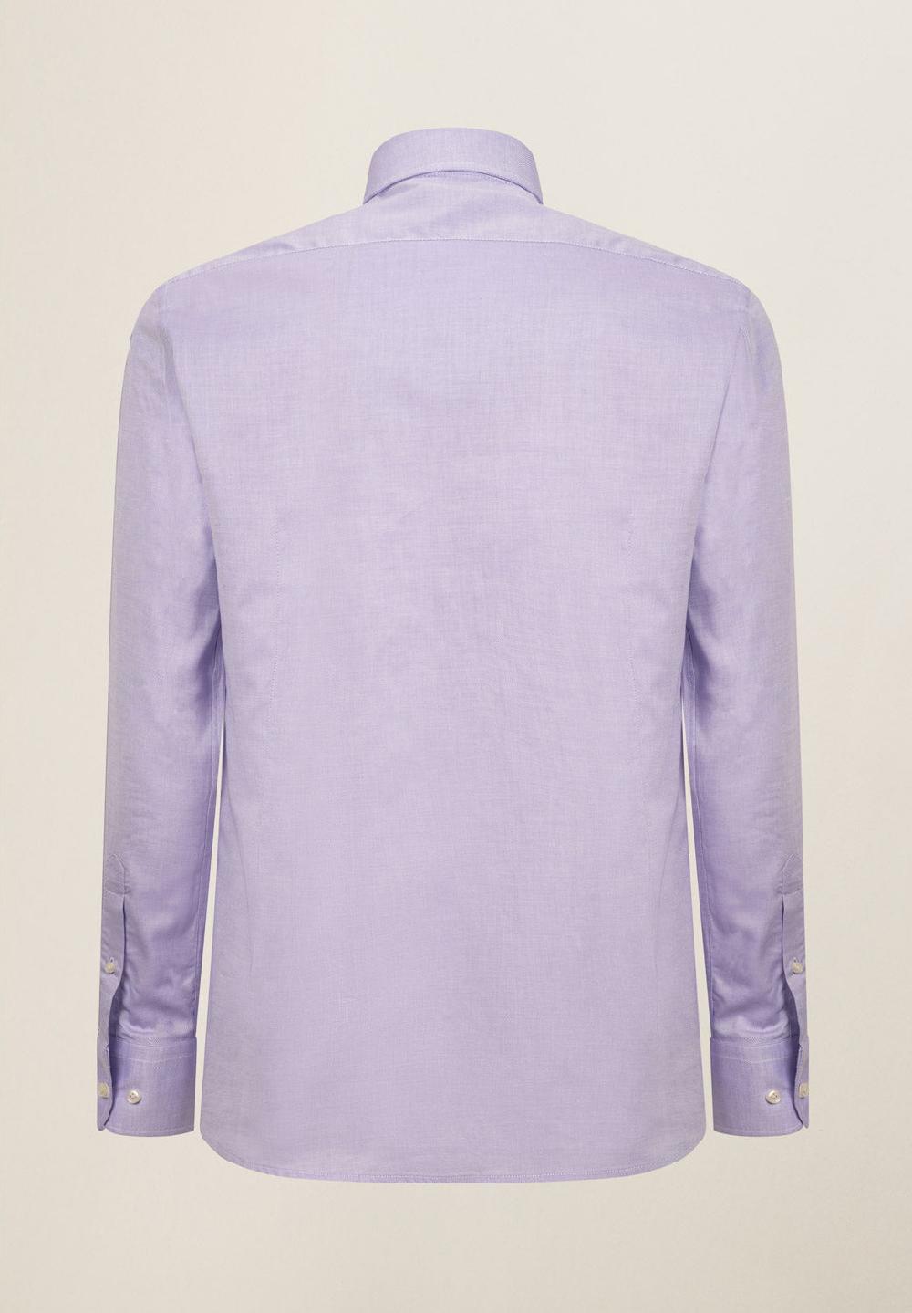 Angelico Camicia glicine oxford cotone slim fit Negozio