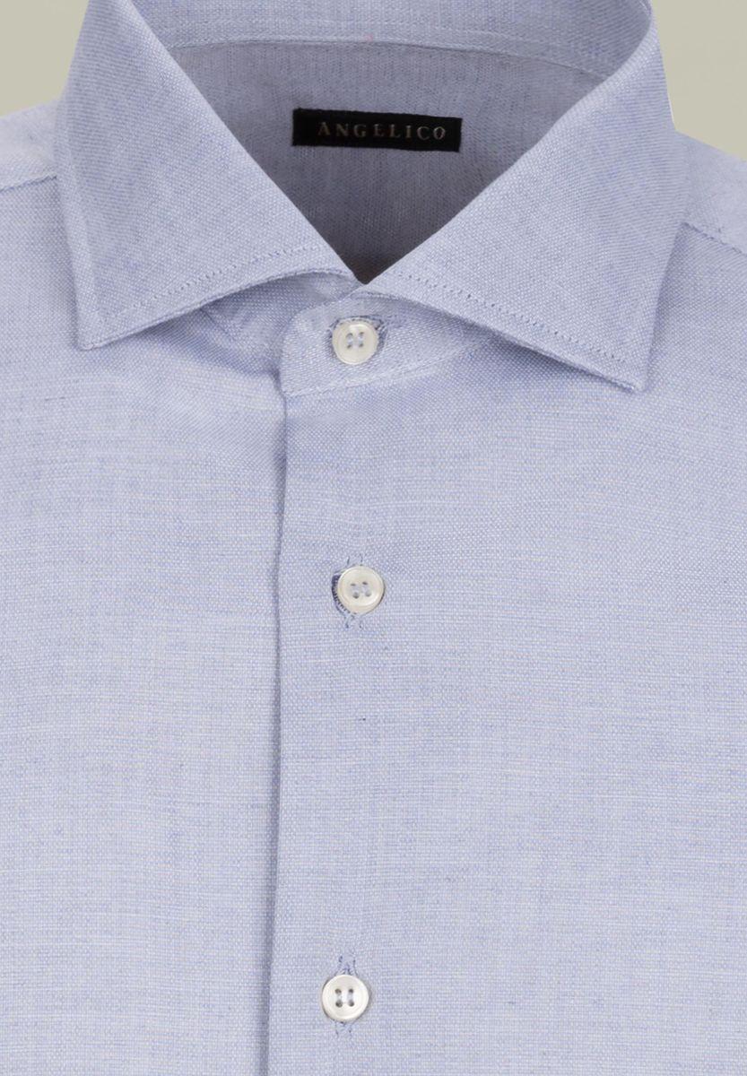 Angelico Camicia avio micro-armatura slim Italia