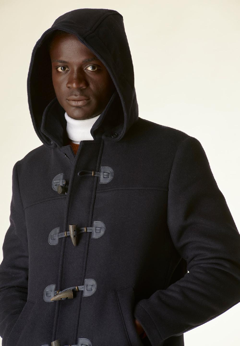 Angelico Montgomery blu misto lana Affare Del Giorno