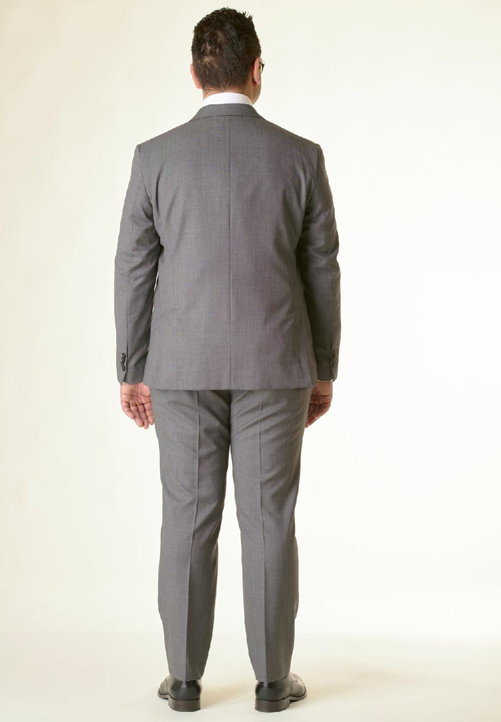 Angelico Abito grigio sallia di lana 100s comfort fit corto Prezzo Ridotto