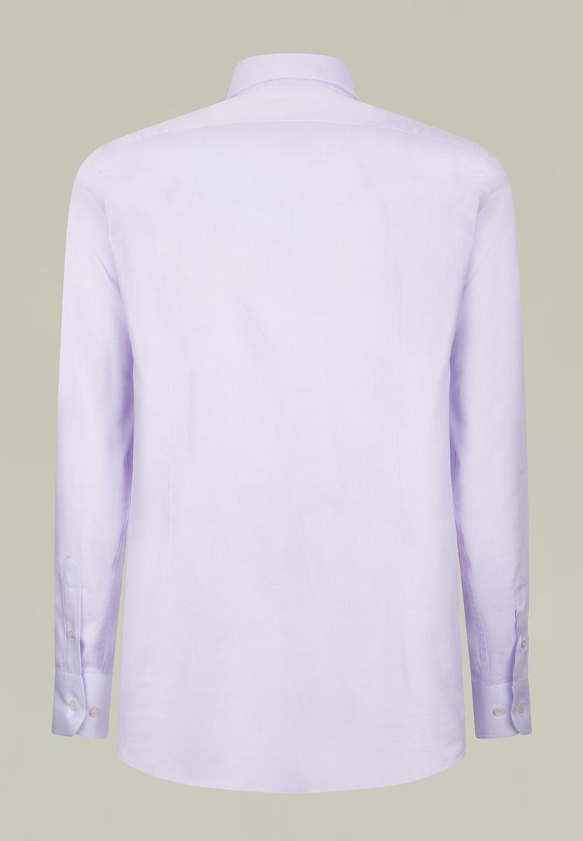 Angelico Camicia glicine cotone panama slim Moda