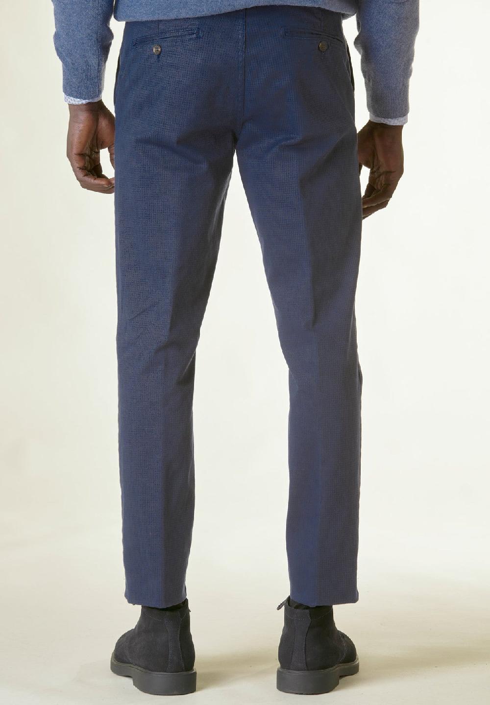 Angelico Pantalone blu piedpul regular In Linea